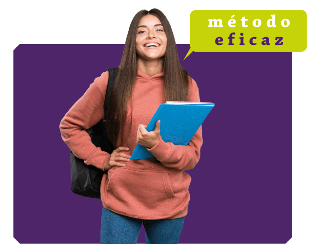 Menina falando 'Método eficaz'